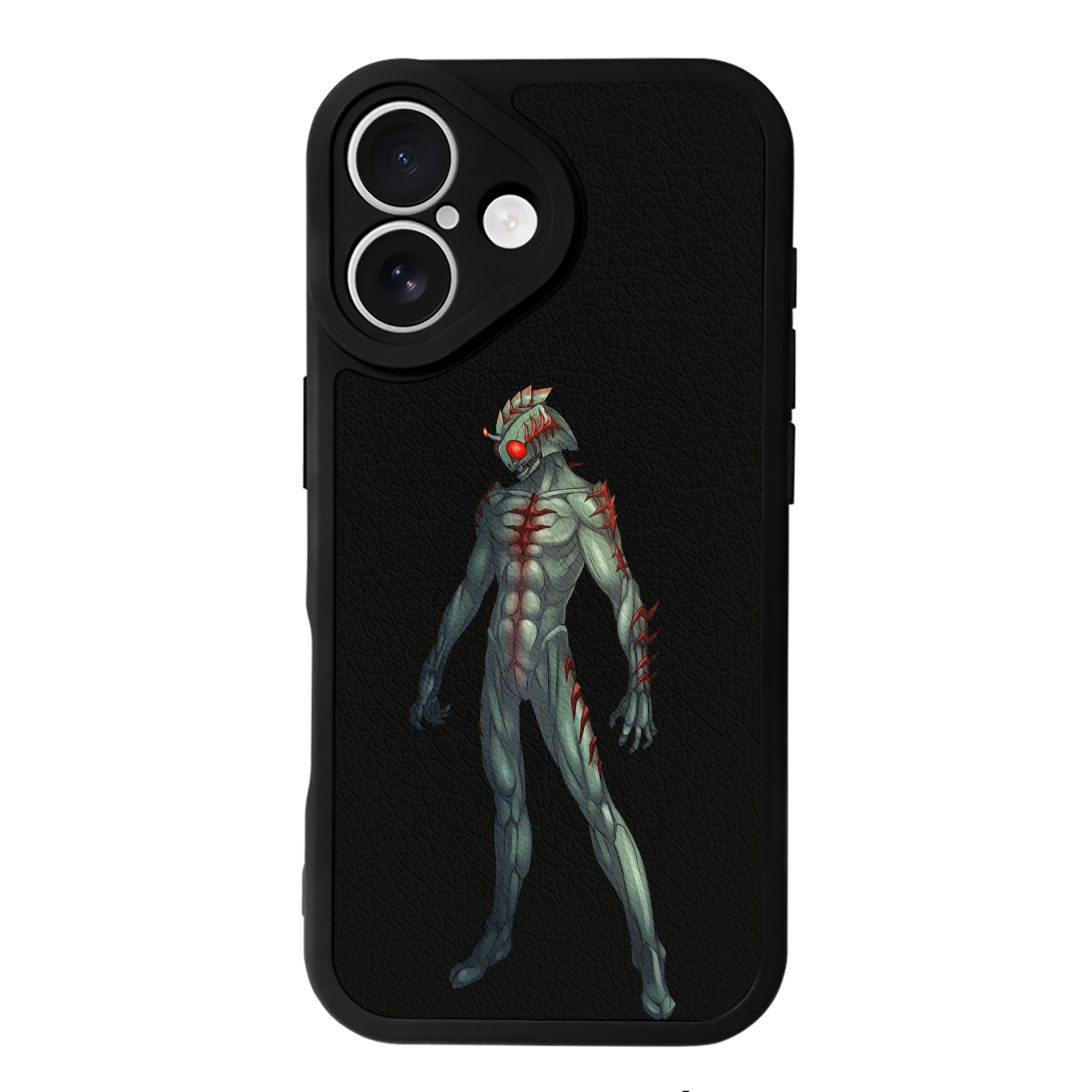 （画像用） ウルトラマン Ultraman 【iPhone 16シリーズ対応】シリコンスマホケース（レザー調） 材質：シリコン